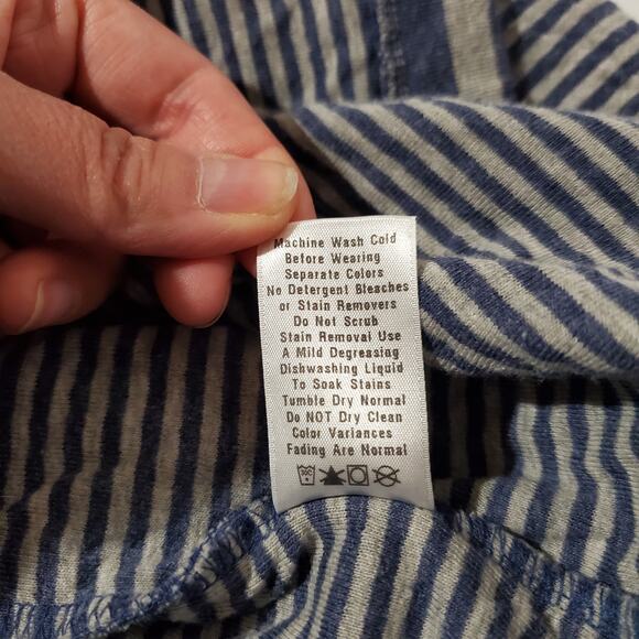 Fresh Produce Beachside Dana Pullover Sweatshirt Womens Size S Boat Neck Striped - Picture 9 of 10